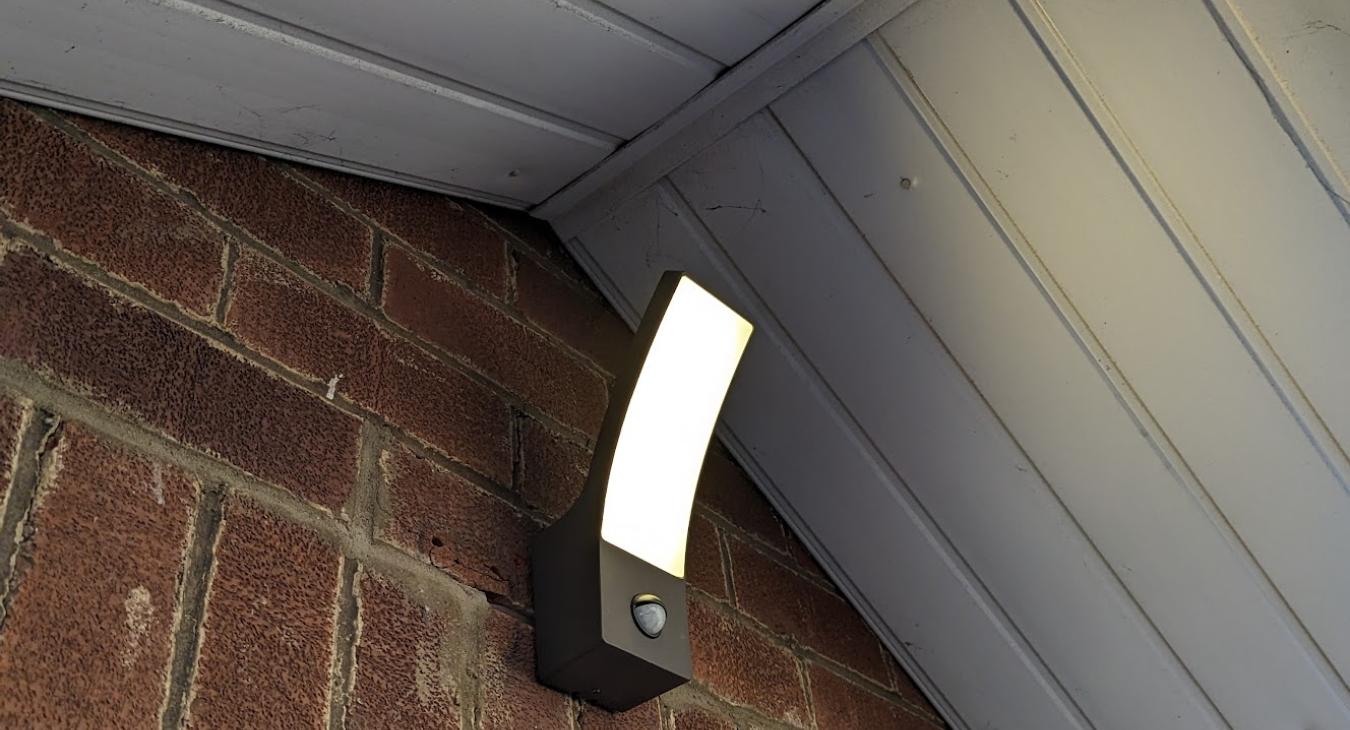 Outdoor lighting installation in Birkenshaw