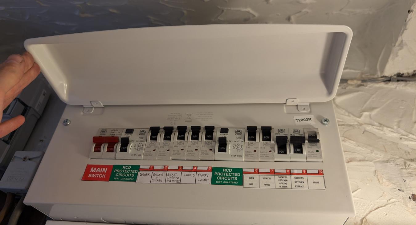 Building control Electrical Safety inspection (EICR)